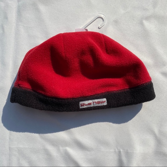 Old Navy Hat Boys Small Red & Black Beanie - Picture 8 of 8